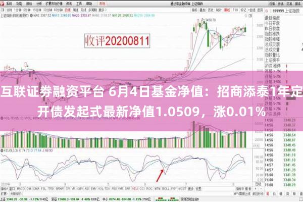 互联证劵融资平台 6月4日基金净值：招商添泰1年定开债发起式最新净值1.0509，涨0.01%