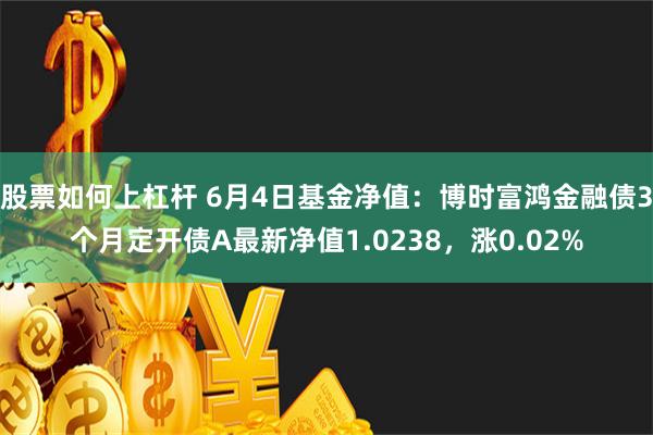 股票如何上杠杆 6月4日基金净值：博时富鸿金融债3个月定开债A最新净值1.0238，涨0.02%