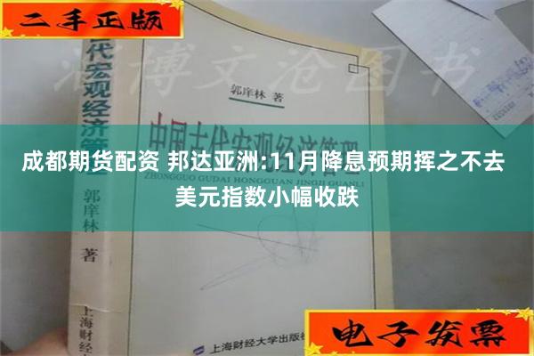 成都期货配资 邦达亚洲:11月降息预期挥之不去 美元指数小幅收跌